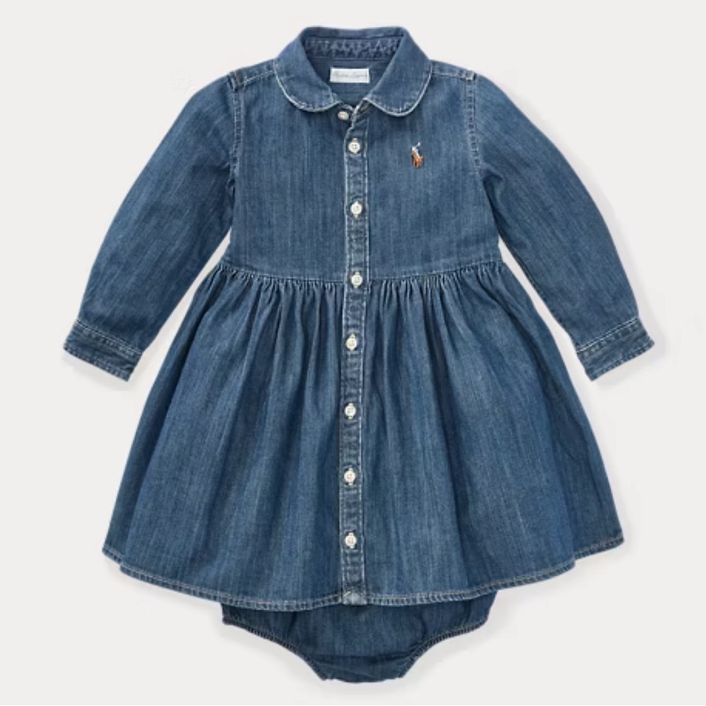 Ralph Lauren Denim Baby Dress